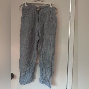 Free People cotton/linen trousers